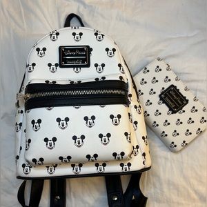 Disneyland Mickey Loungefly Backpack and Wallet (DISNEYLAND PARK)